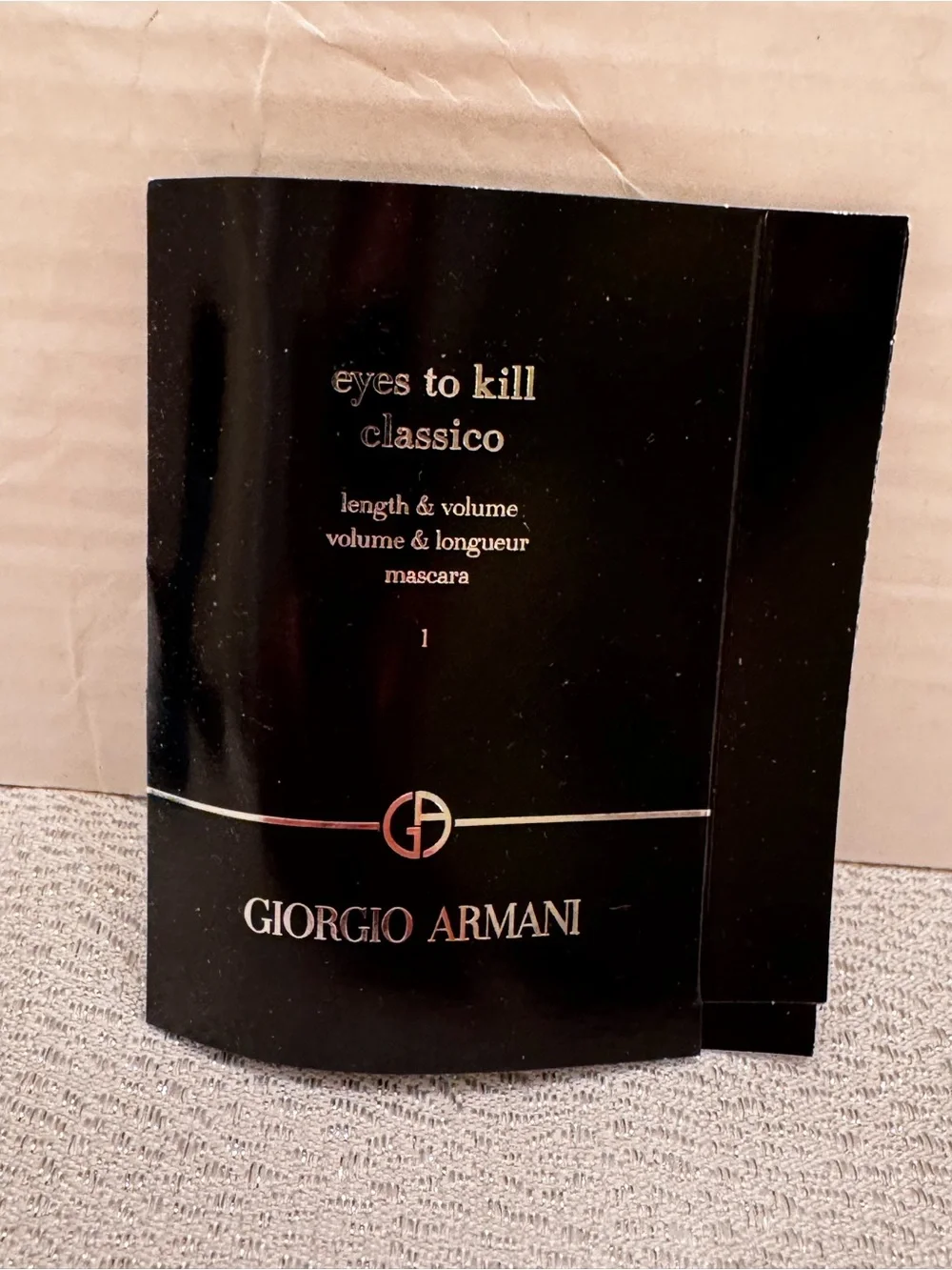 Giorgio Armani textured black